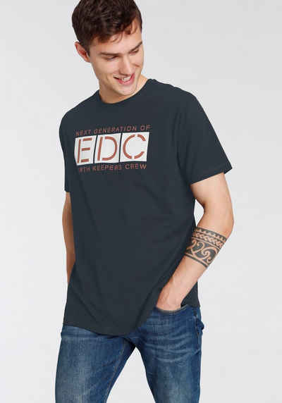 edc by Esprit T-Shirt mit Logoprint