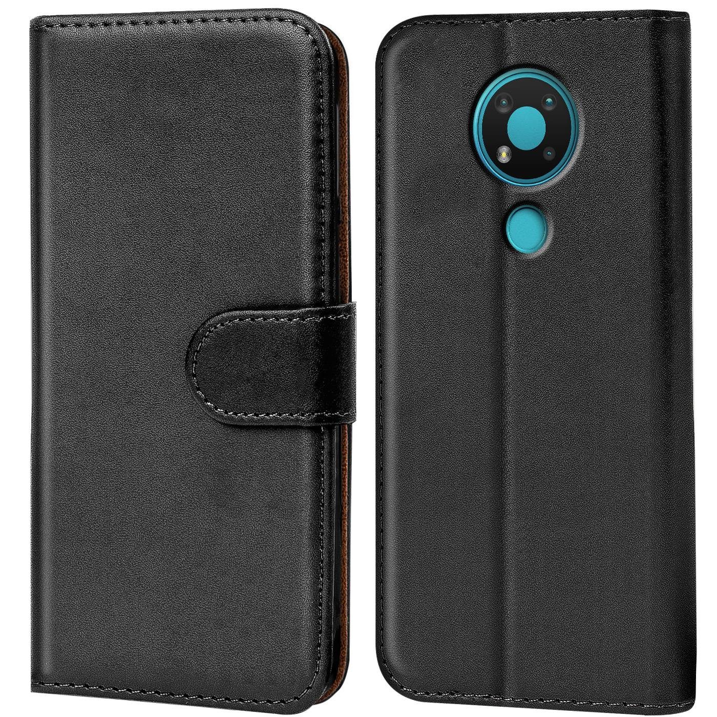 CoolGadget Handyhülle Book Case Handy Tasche für Nokia 3.4 6,39 Zoll, Hülle Klapphülle Flip Cover Etui Schutzhülle stoßfest