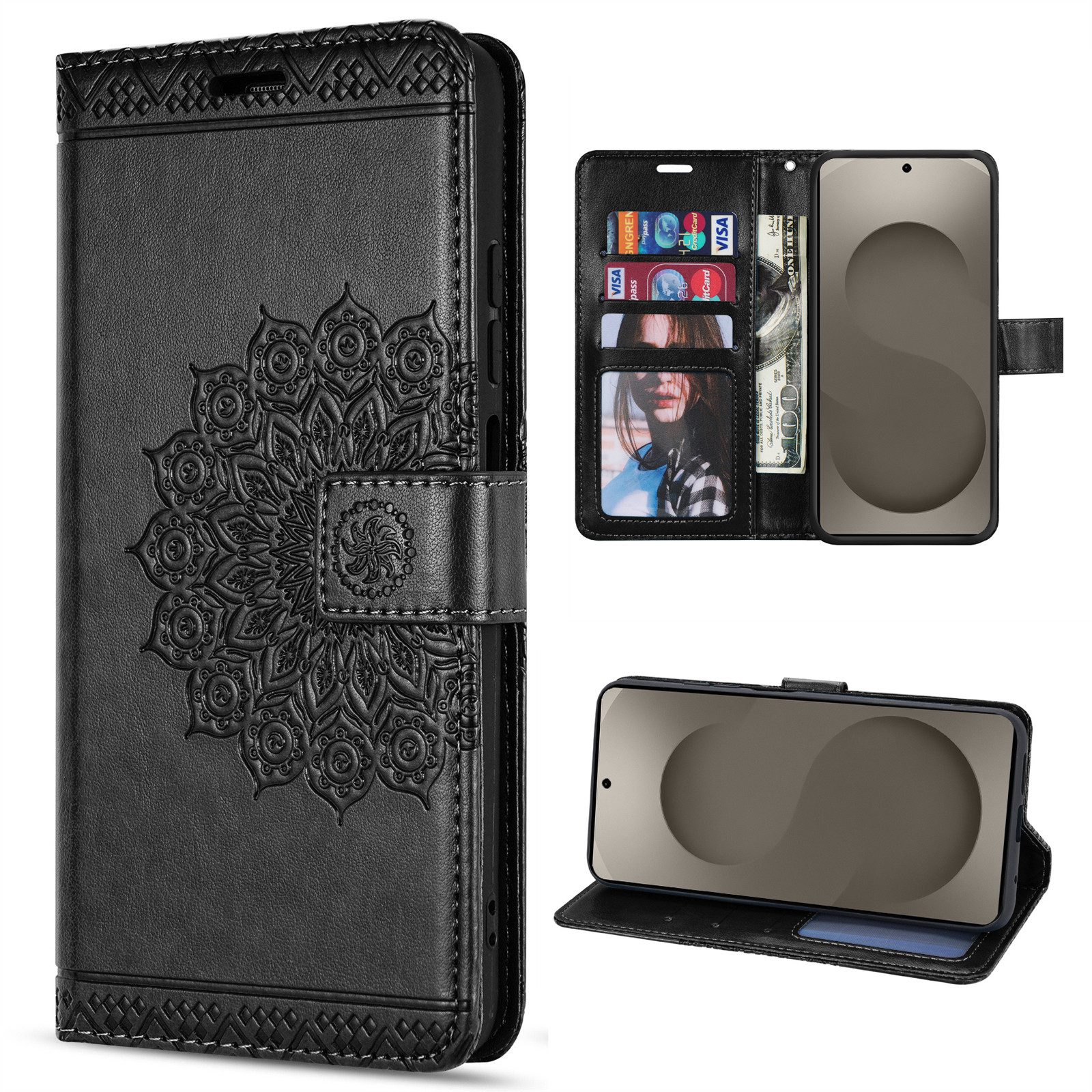 betterfon Handyhülle für Samsung Galaxy S26 Hülle Wallet Case Kartenfächern, Hergestellt aus PU-Leder & weichem TPU