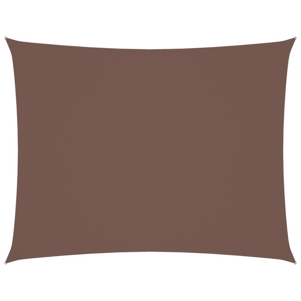 Sonnensegel Sonnensegel Oxford-Gewebe Rechteckig 2x3,5 m Braun