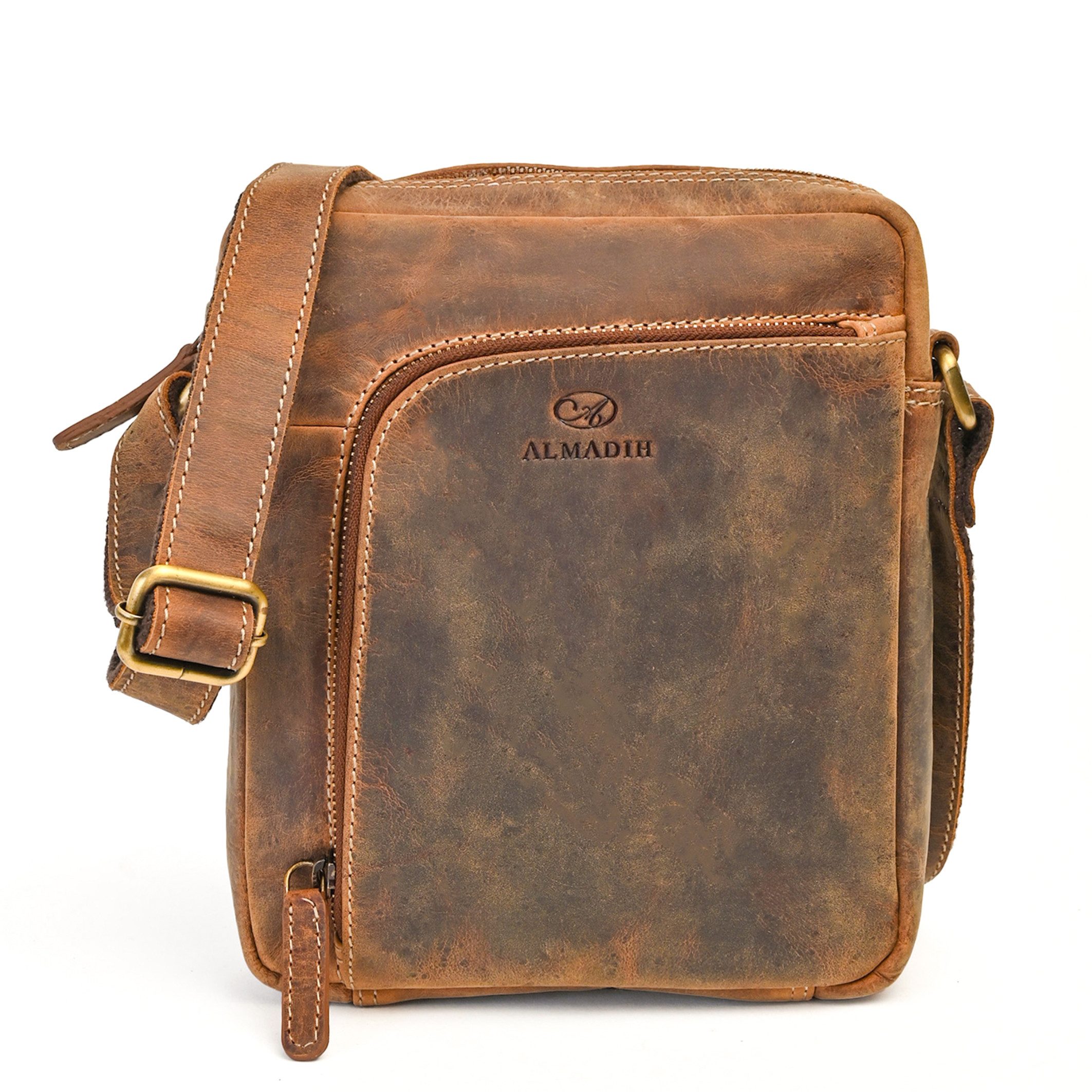 Umhängetasche Leder Herren 9.7 Zoll iPad – HENRI Kompakte Ledertasche