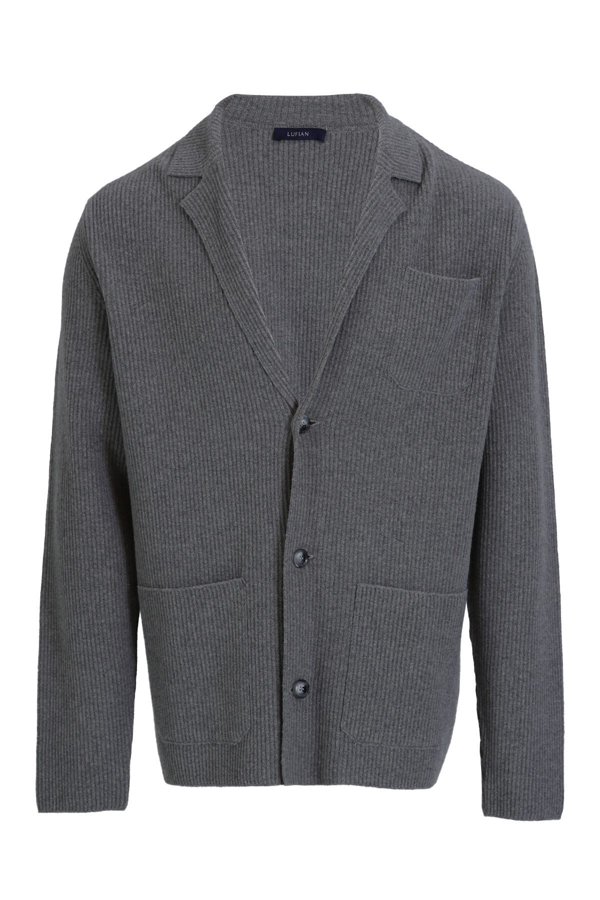 Lufian Cardigan Shay mit 3er-Knopfleiste günstig online kaufen