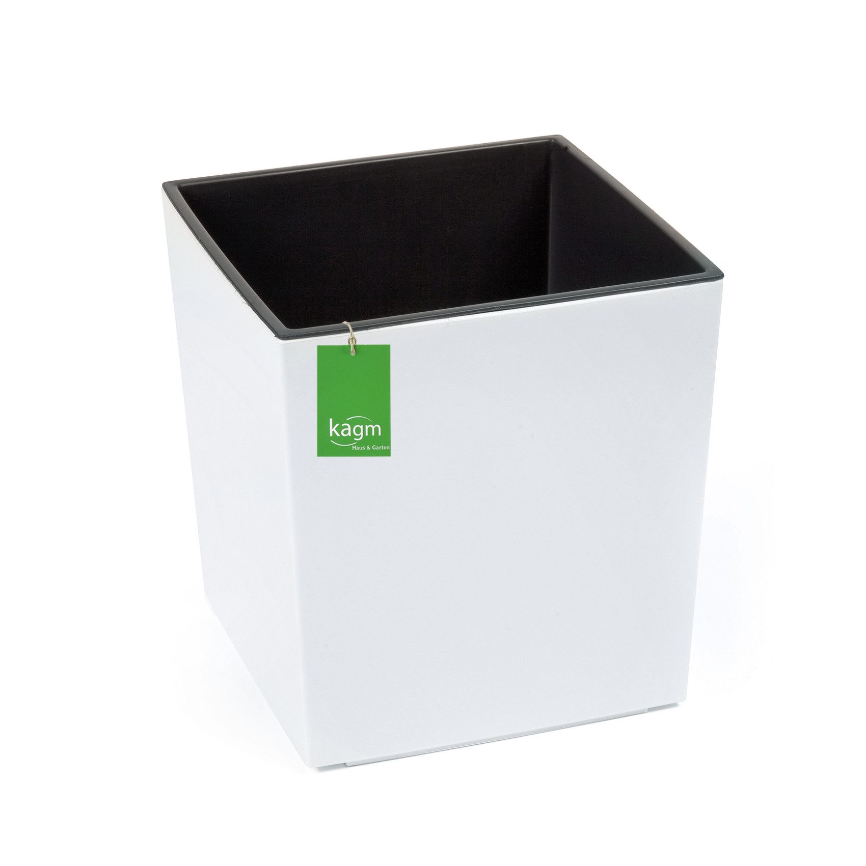 KAGM Pflanzkübel Blumenkübel square in Hochglanz, Blumentopf Pflanzgefäß (i günstig online kaufen