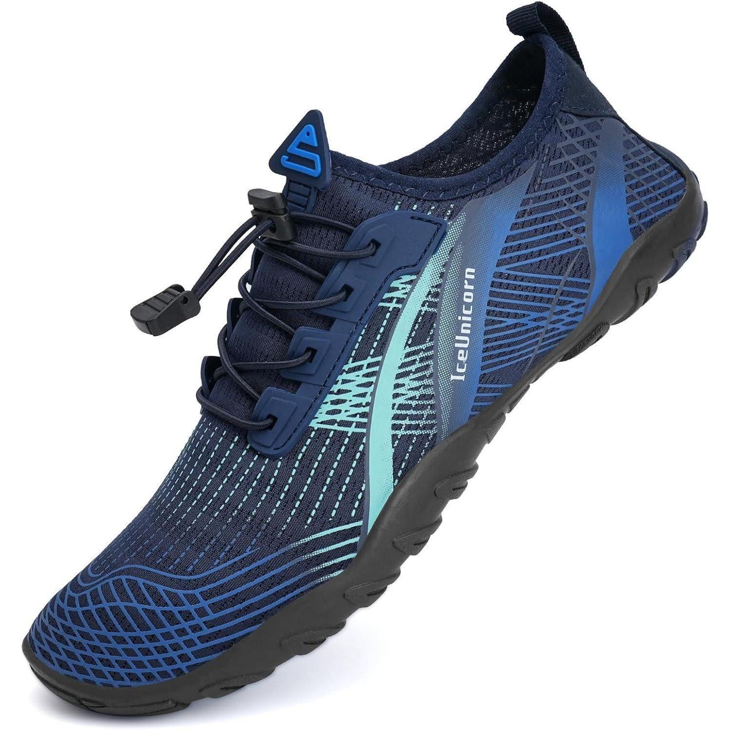 LuxusKollektion Tauchset Strandschuhe Badeschuhe Aquaschuhe Damen Herren 44 EU Grünblau