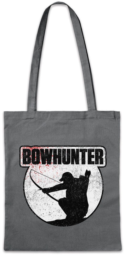 Urban Backwoods Beuteltasche Bowhunter Stofftasche Bogen Pfeil Hirsch Reh Jagd Jäger Bär Geweih (1-tlg), Deer Bear Fun Hunt