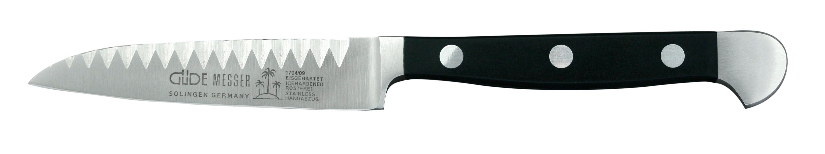 CVM-Messerstahl Schale Buntschneidemesser Messerstahl, Güde Solingen Griffschalen Alpha, Hostaform cm 9 - Messer -