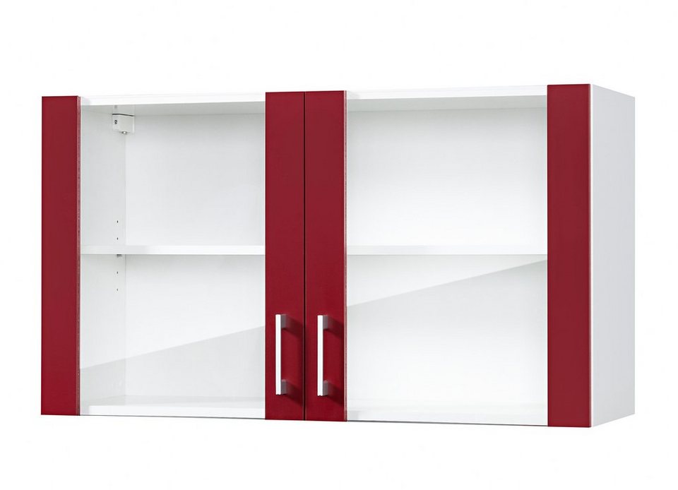 {Küchenhängeschrank weiß
85} Wiho Küchen Küchenhängeschrank »Valencia«, B/T/H: 100/35/56,5 cm ... | {Küchenhängeschrank weiß
85}