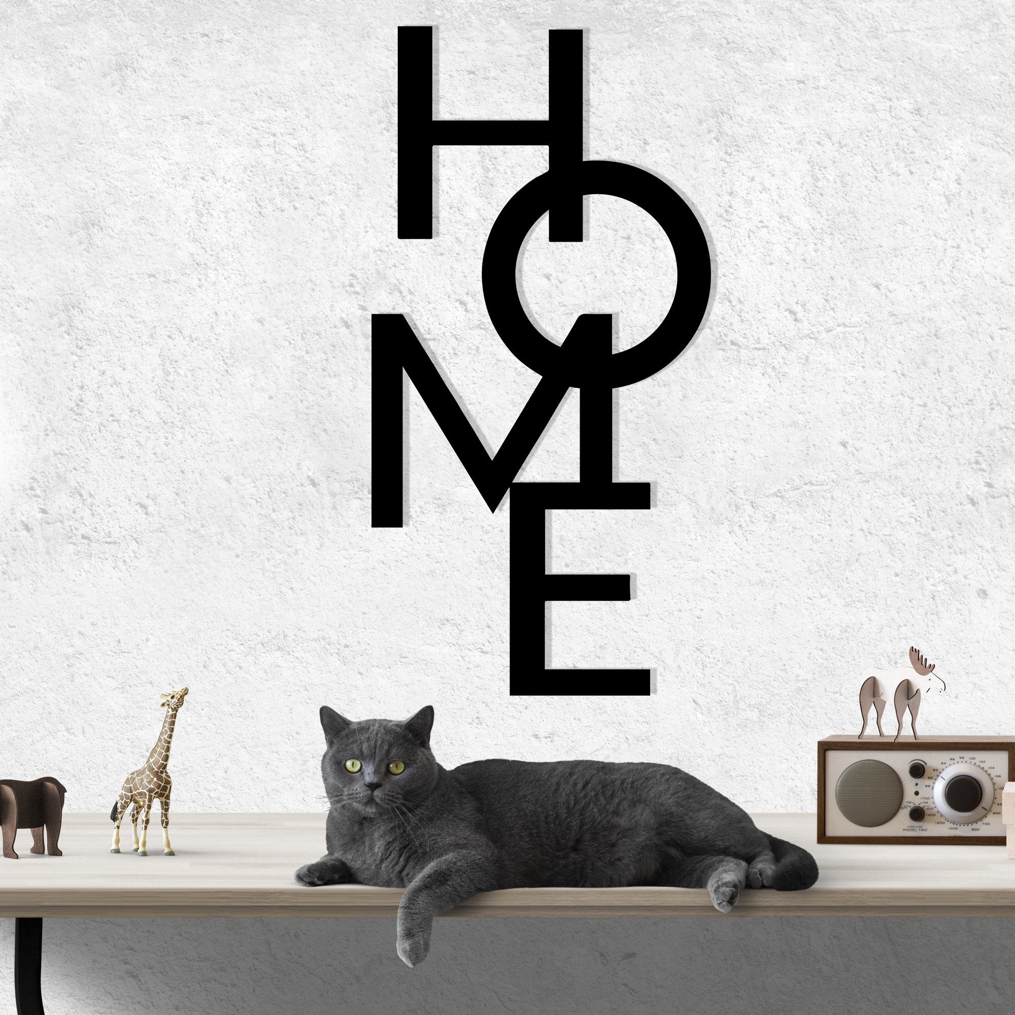 Wallity Wanddekoobjekt 100% METAL (Thickness: 1,2mm), 34,5 x 68 cm Z1896 günstig online kaufen