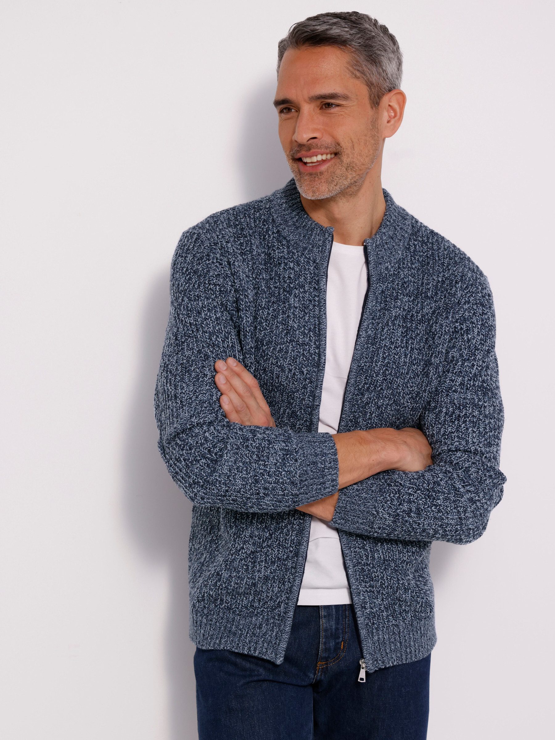 Sieh an! Strickjacke Strickjacke Langarm