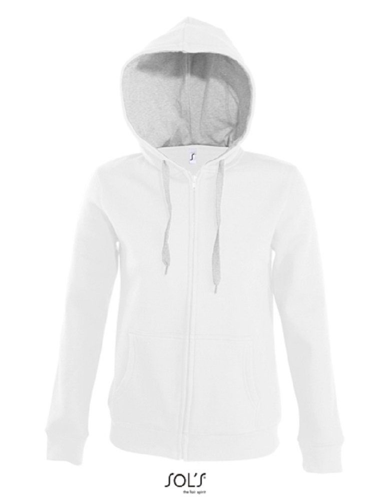 SOLS Kapuzensweatjacke Modischer Damen Kapuzenpullover mit Reißverschluss / Sweat-Jacke Innen angeraut - Gr. S - XL