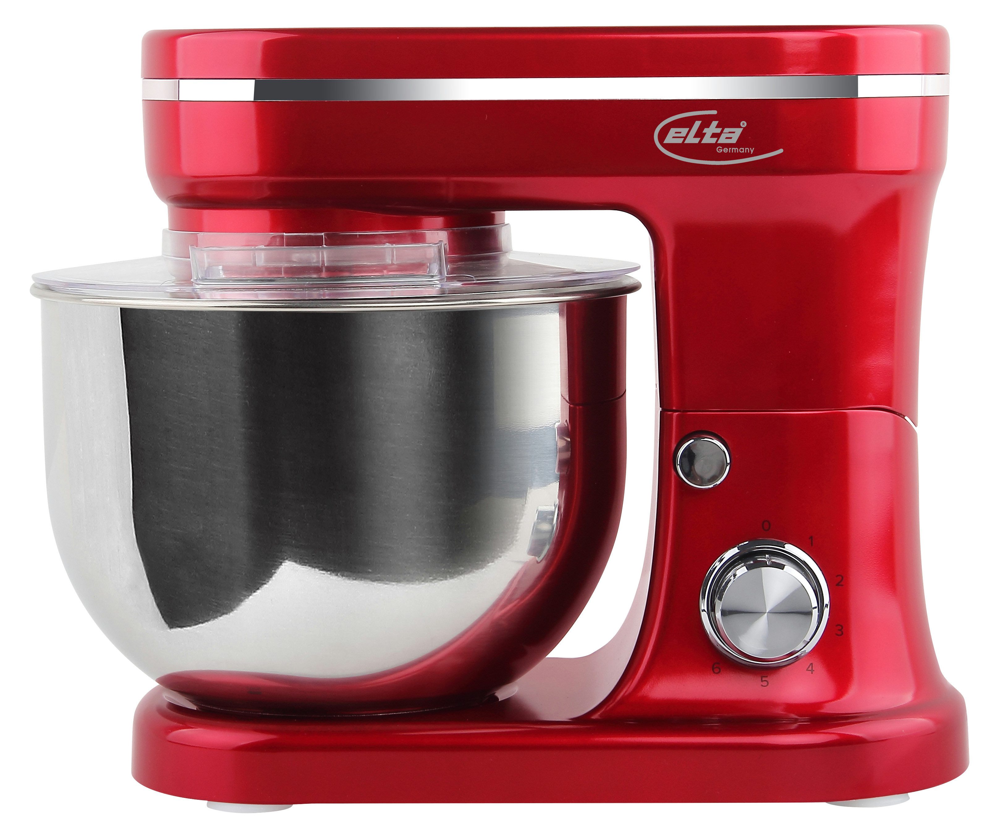 Elta Küchenmaschine Solo, 1200 W, 5 l Schüssel, Edelstahlschüssel, Planetenrührwerk, 6 Geschwindigkeiten