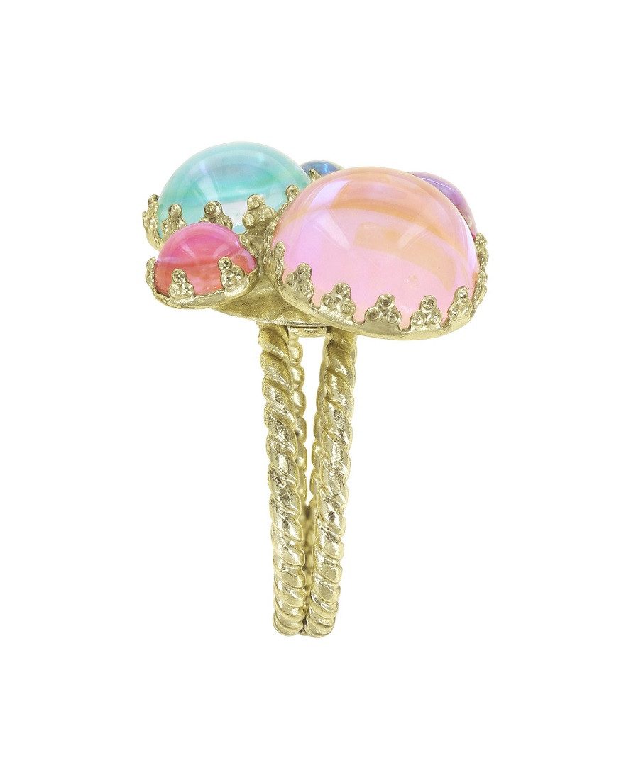 KONPLOTT Fingerring Konplott: Ring Honey Drops in Space günstig online kaufen