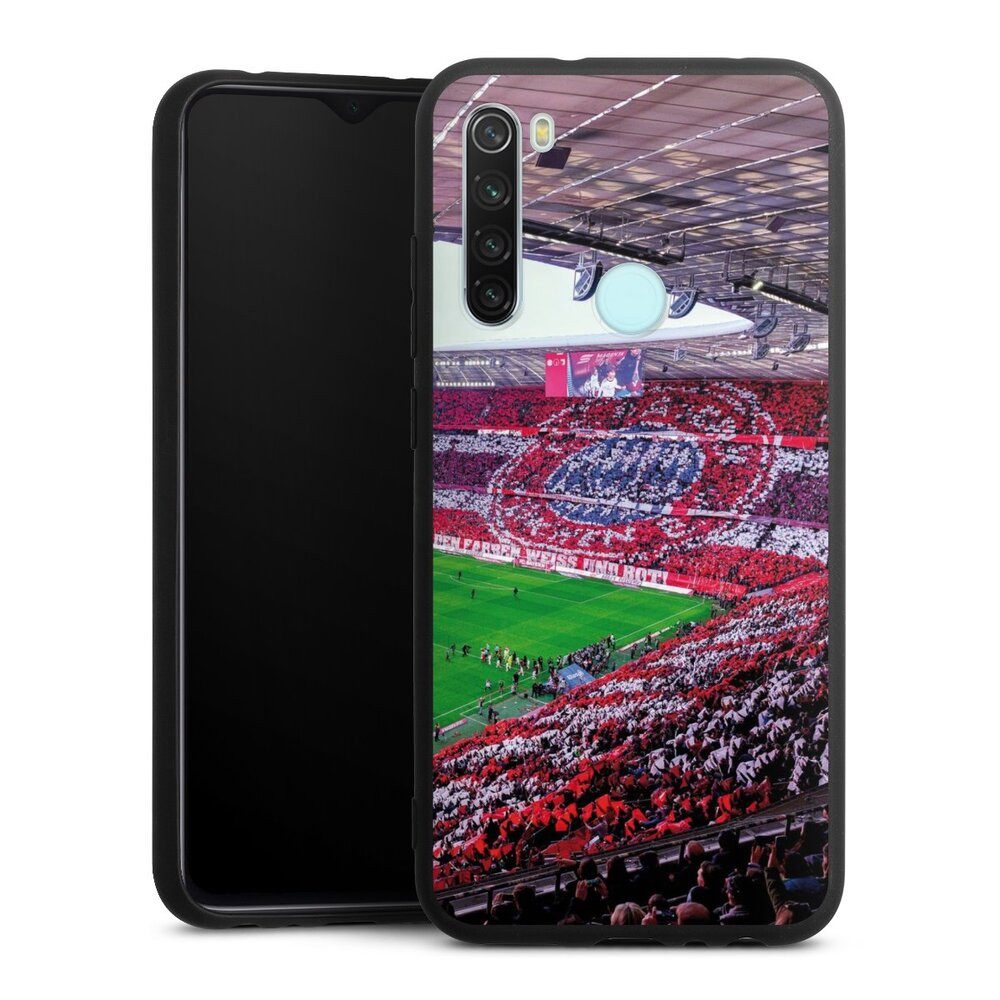 DeinDesign Handyhülle FCB Stadion FC Bayern München FCB Stadion Tribüne, Xiaomi Redmi Note 8 (2021) Silikon Hülle Premium Case Smartphone Cover