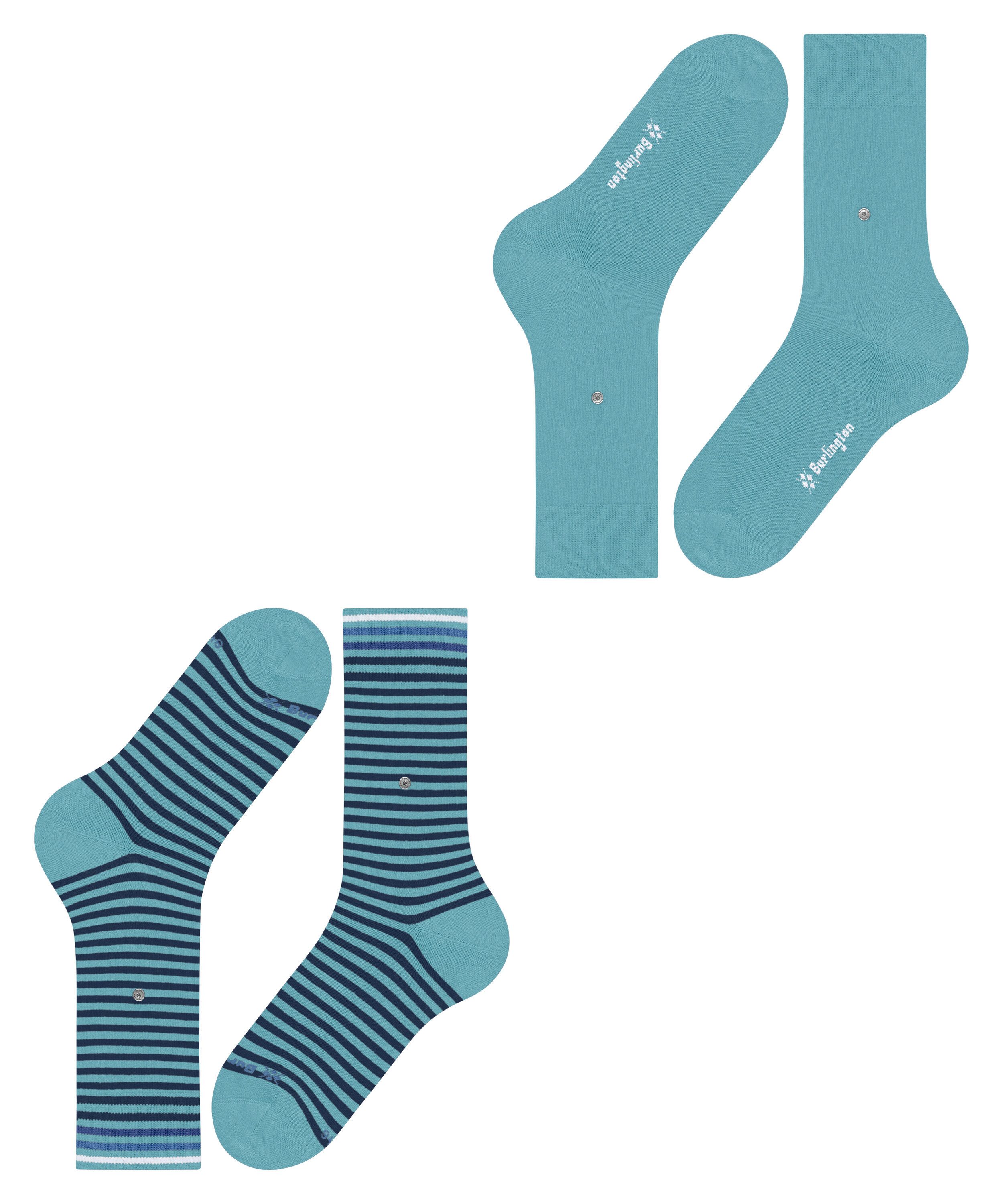 Burlington Socken Burlington Everyday Stripe 2-Pack Herren (2-Paar) – Bild 5 von 5