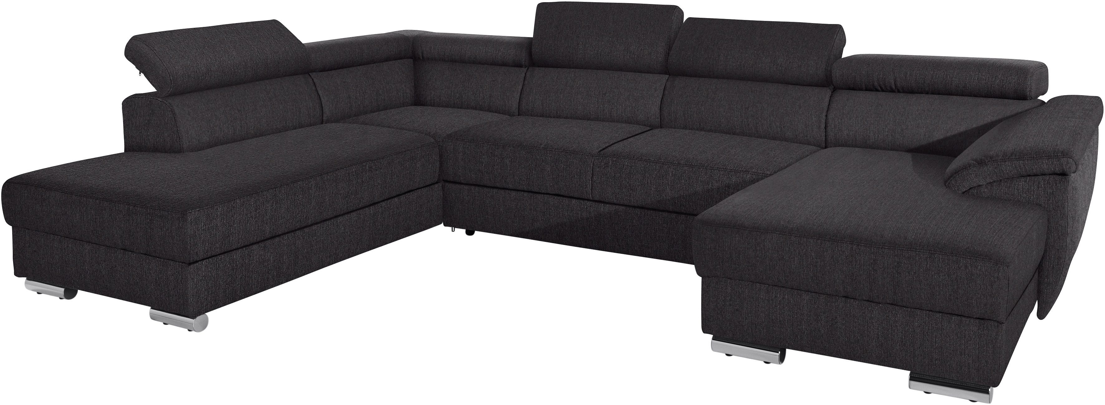 ROOMED Wohnlandschaft, wahlweise mit feinem oder groben Strukturstoff - ab 1.299,99€