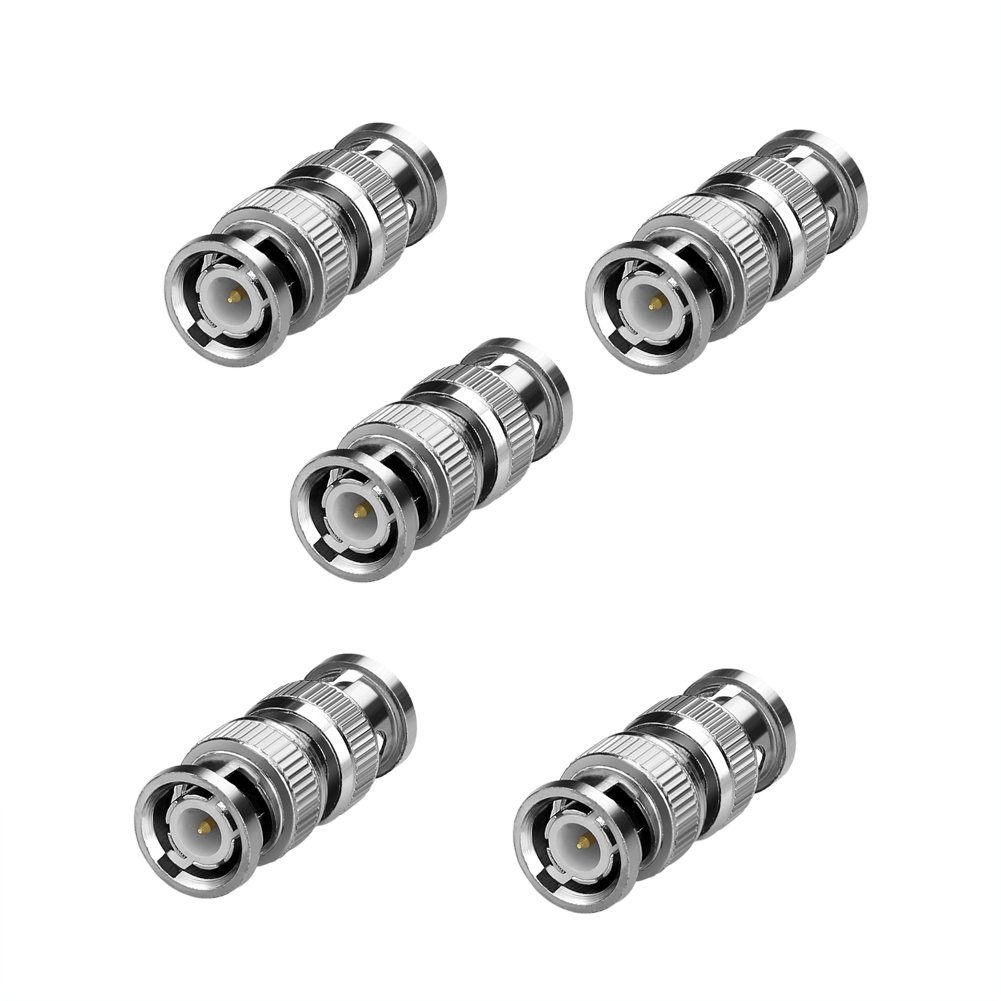 euroharry BNC Stecker auf Stecker für CCTV Video Kameras Koaxialkabel Adapter