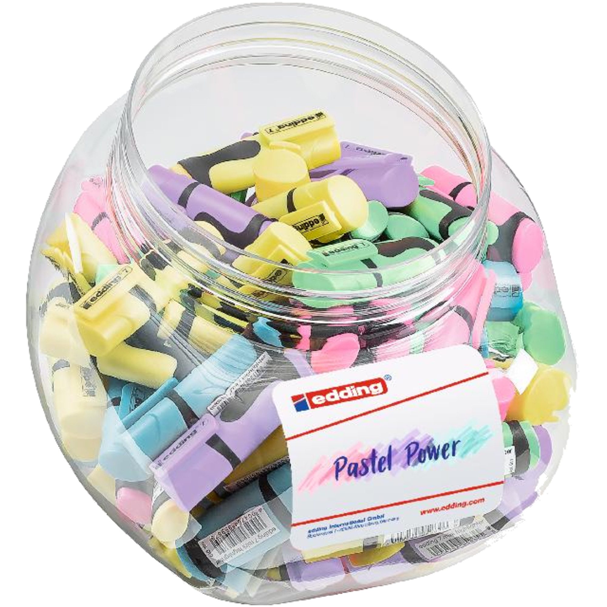 edding Marker Textmarker Mini 7 4-52211 pastell sortiert 100 Stück