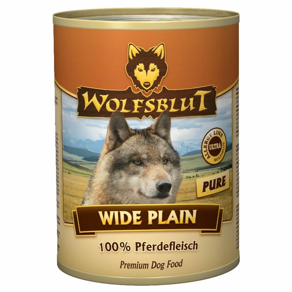 Wolfsblut Wide Plain Pure 395 g - 6 Stück, für: Hund
