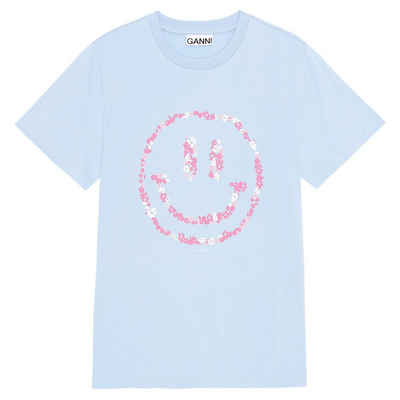 GANNI T-Shirt T-Shirt mit Smiley