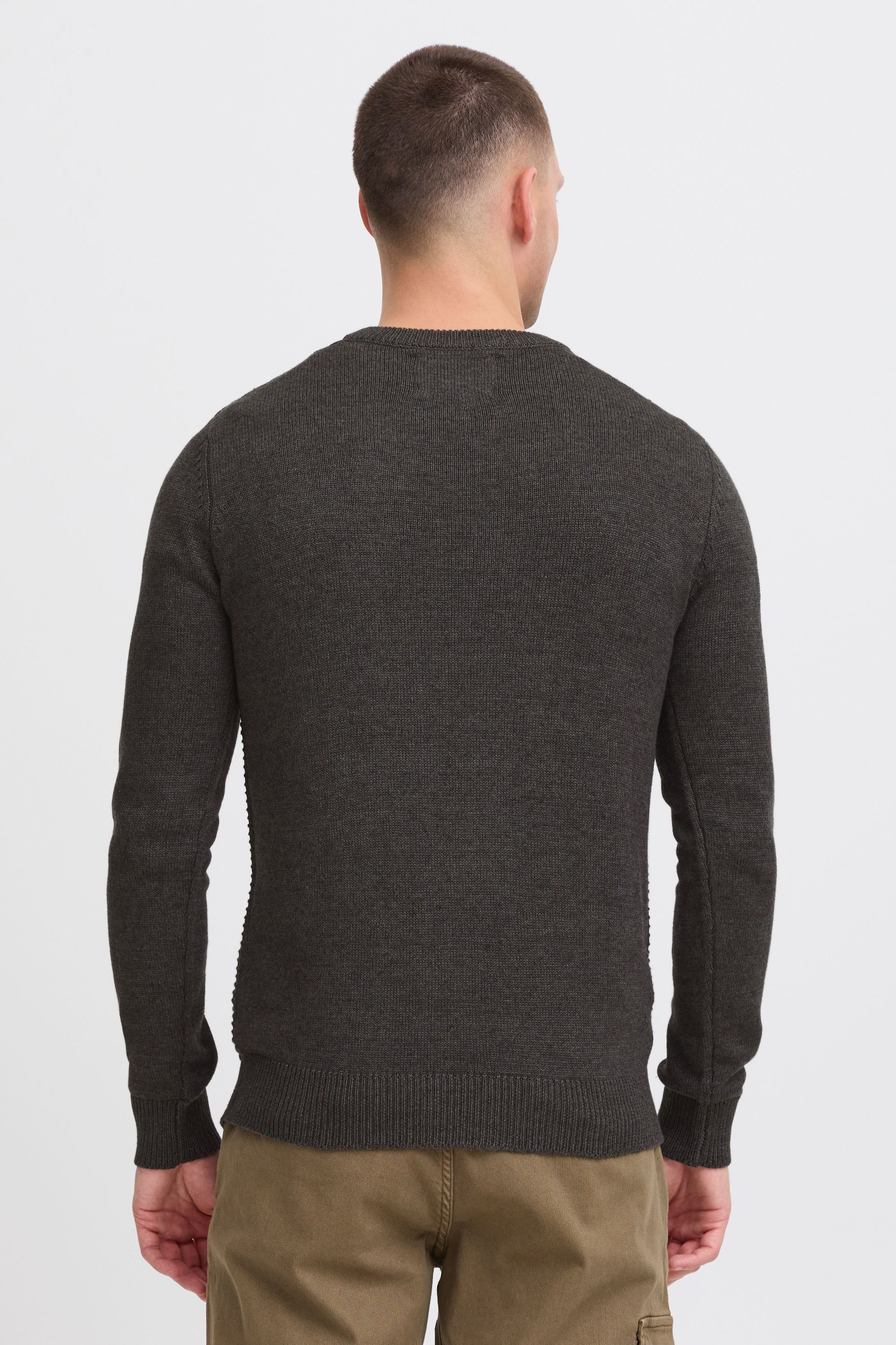 Indicode Strickpullover IDRicardo Strickpulli aus Grobstrick