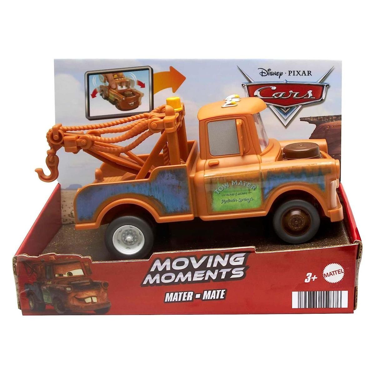 Mattel® Spielzeug-Auto Mattel HPH65 - Disney Pixar Cars - Moving Moments - Hook, Spielzeugaut