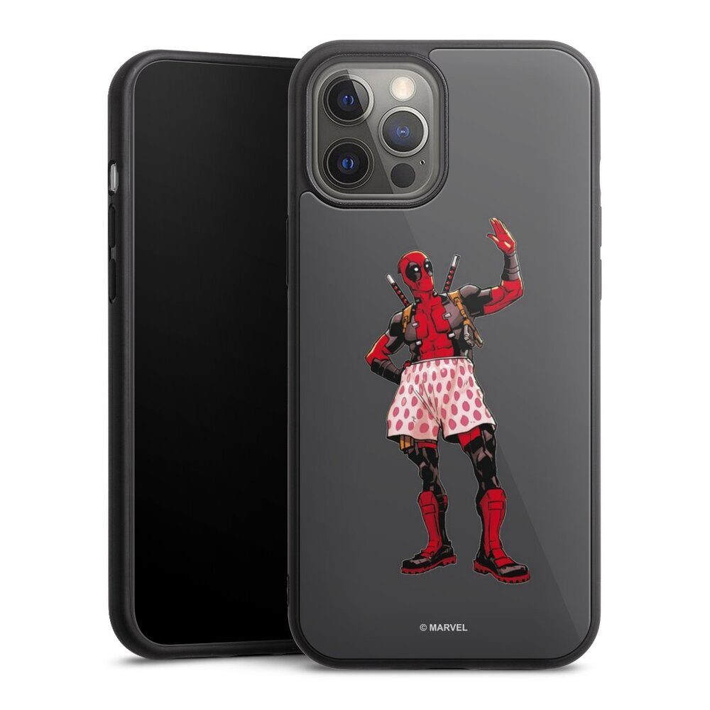DeinDesign Handyhülle Deadpool underwear, Apple iPhone 12 Pro Max Gallery Case Glas Hülle