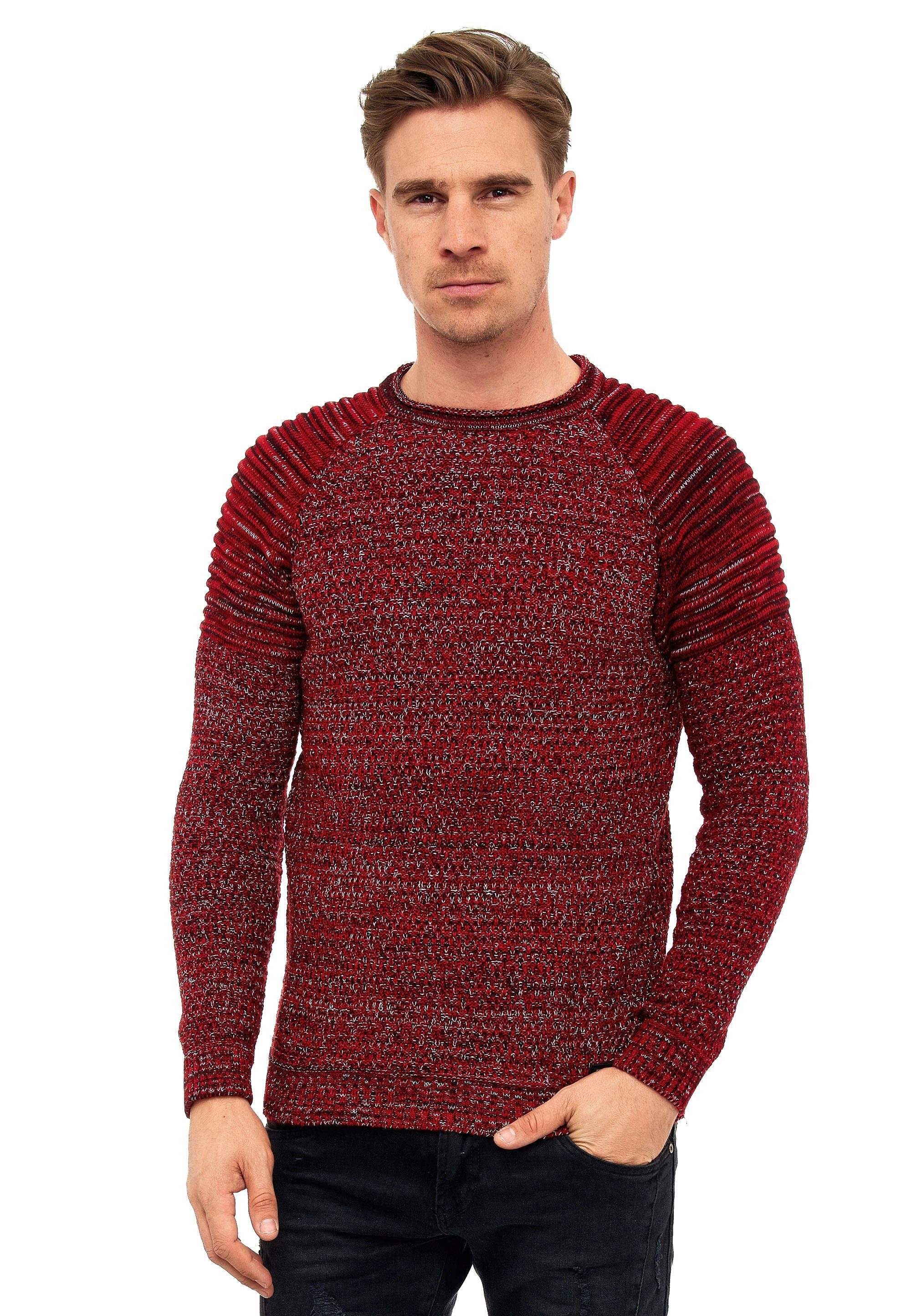 Rusty Neal Strickpullover im modischen Strick-Design