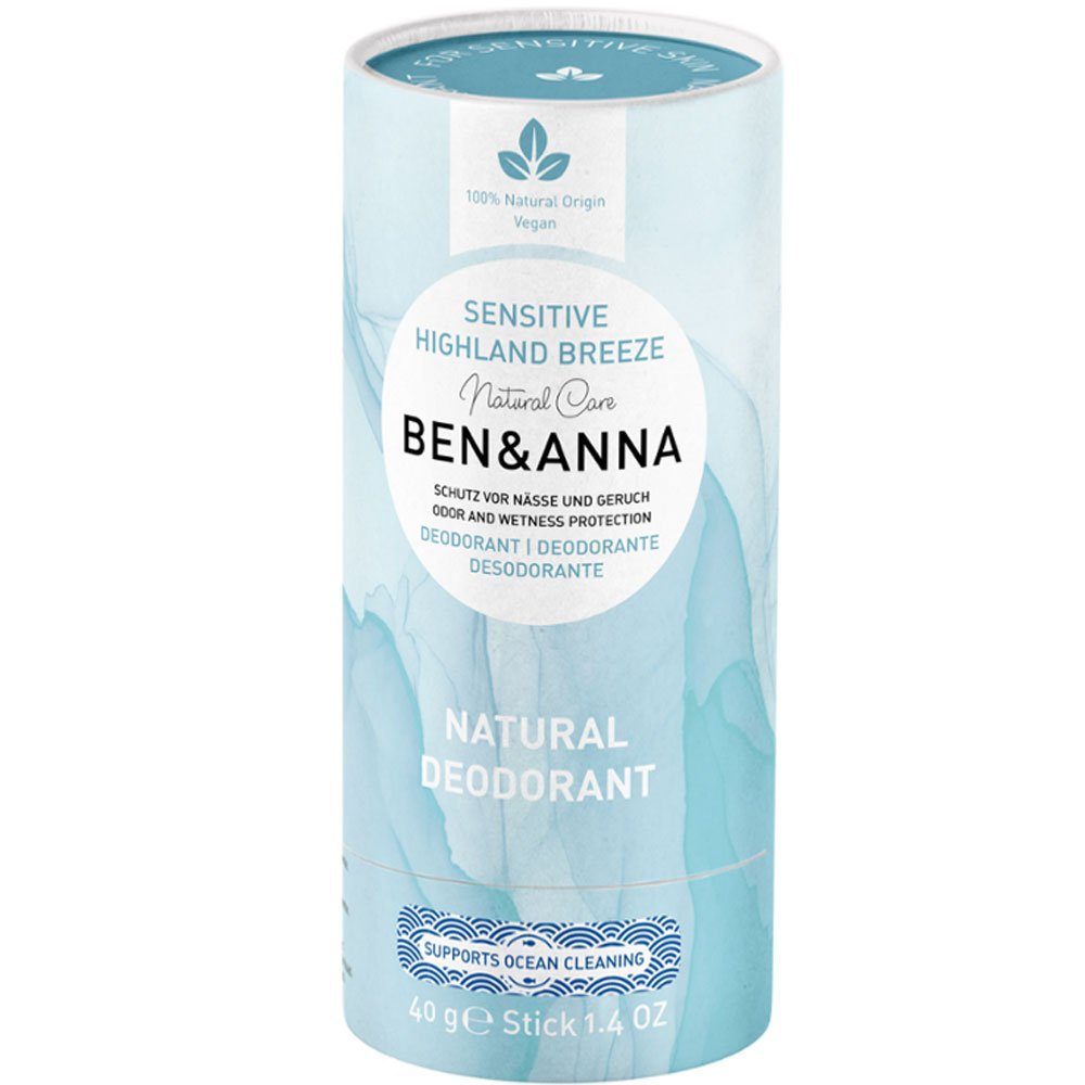 Ben & Anna Gesichts- und Körperspray Deodorant Sensitive Highland Breeze, 40 g