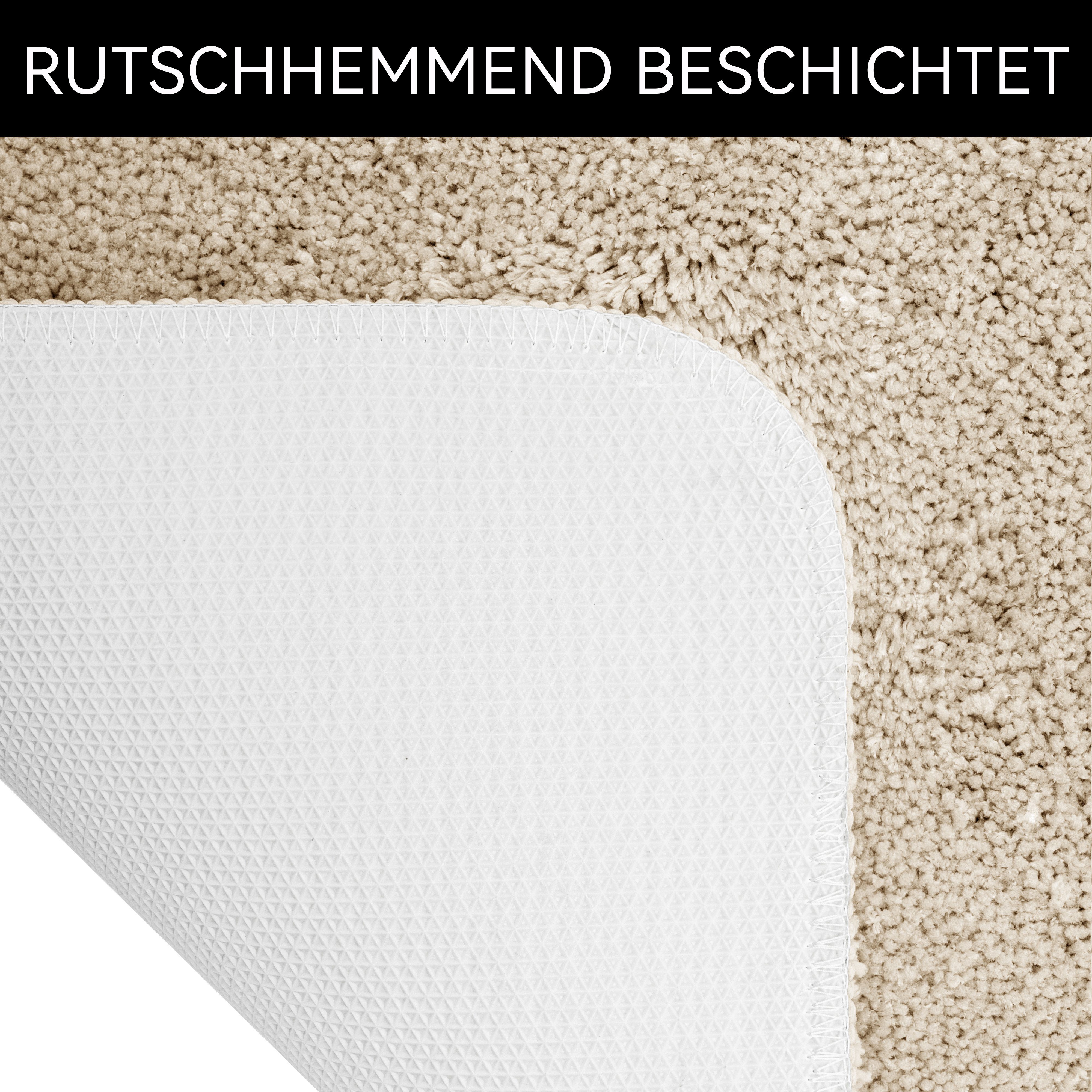 OTTO home Badematte Sanremo Premium, Badvorleger, Badezimmer Teppich, sehr weich, Höhe 35 mm, rutschhemmend beschichtet, schnell trocknend, fußbodenheizungsgeei – Bild 4 von 5