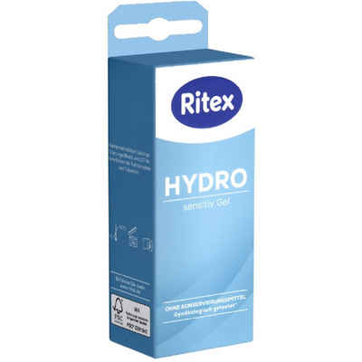 Ritex Gleitgel HYDRO Sensitiv Gel, Tube mit 50ml hypoallergenes Gleitgel, ohne Konservierungsmittel - für sehr empfindliche Haut