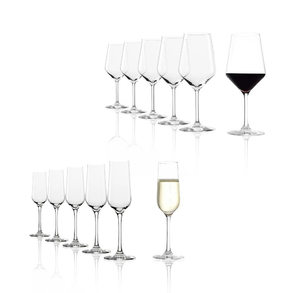 Weinglas Stölzle Lausitz Revolution Rotwein/Champagnerkelch Set 12 tlg.