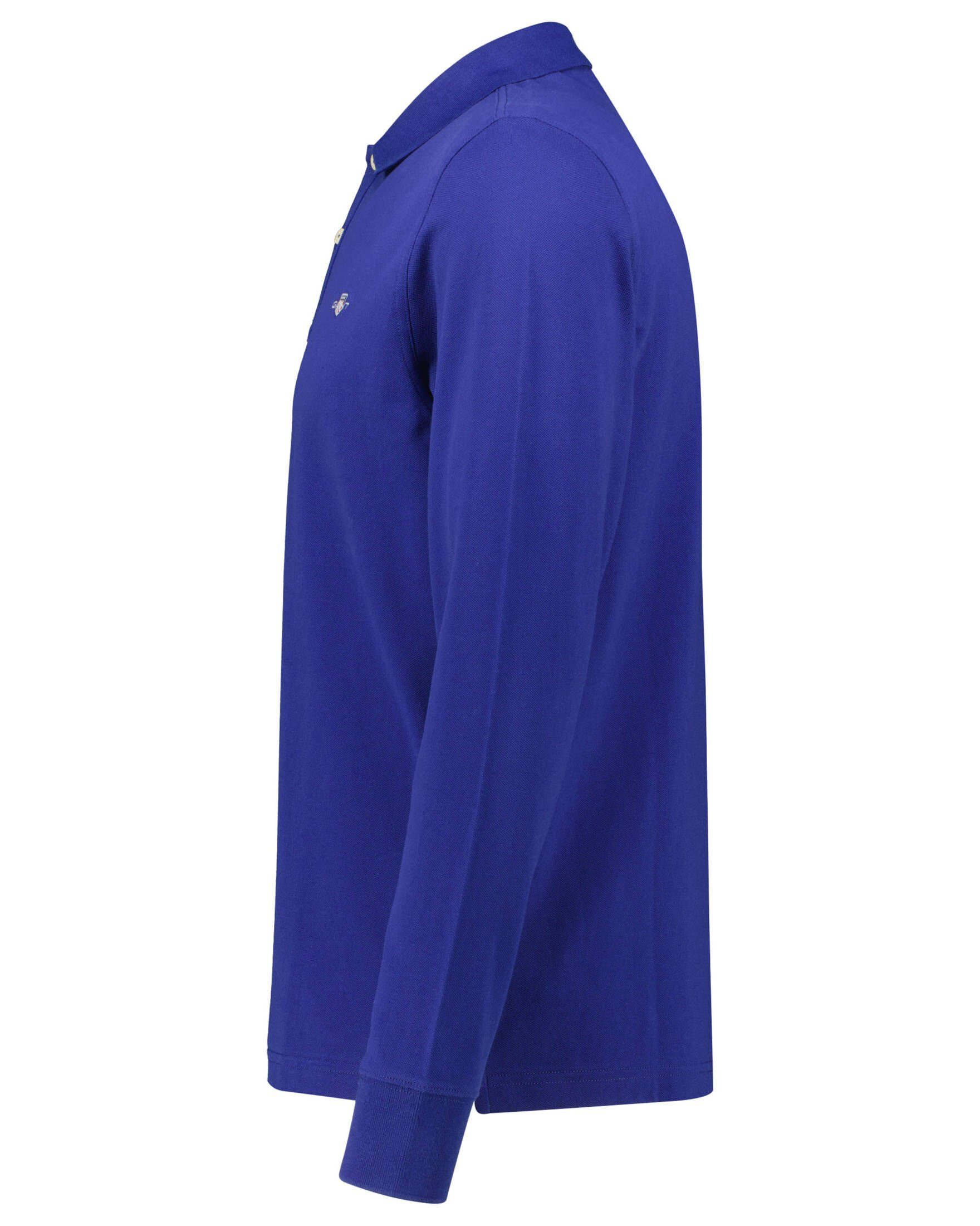 blau Herren Poloshirt (1-tlg) Gant (51) Poloshirt