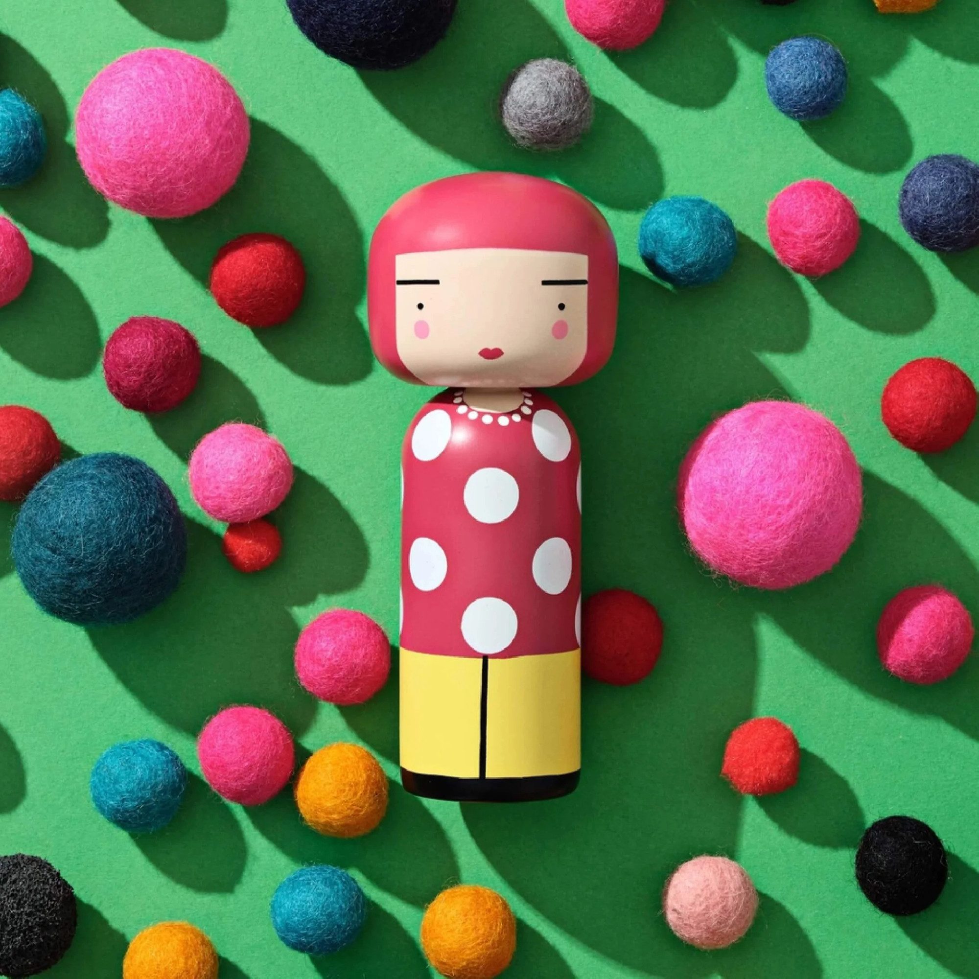 Lucie Kaas Dekofigur Lucie Kaas Sketch.inc Kokeshi - Dot groß