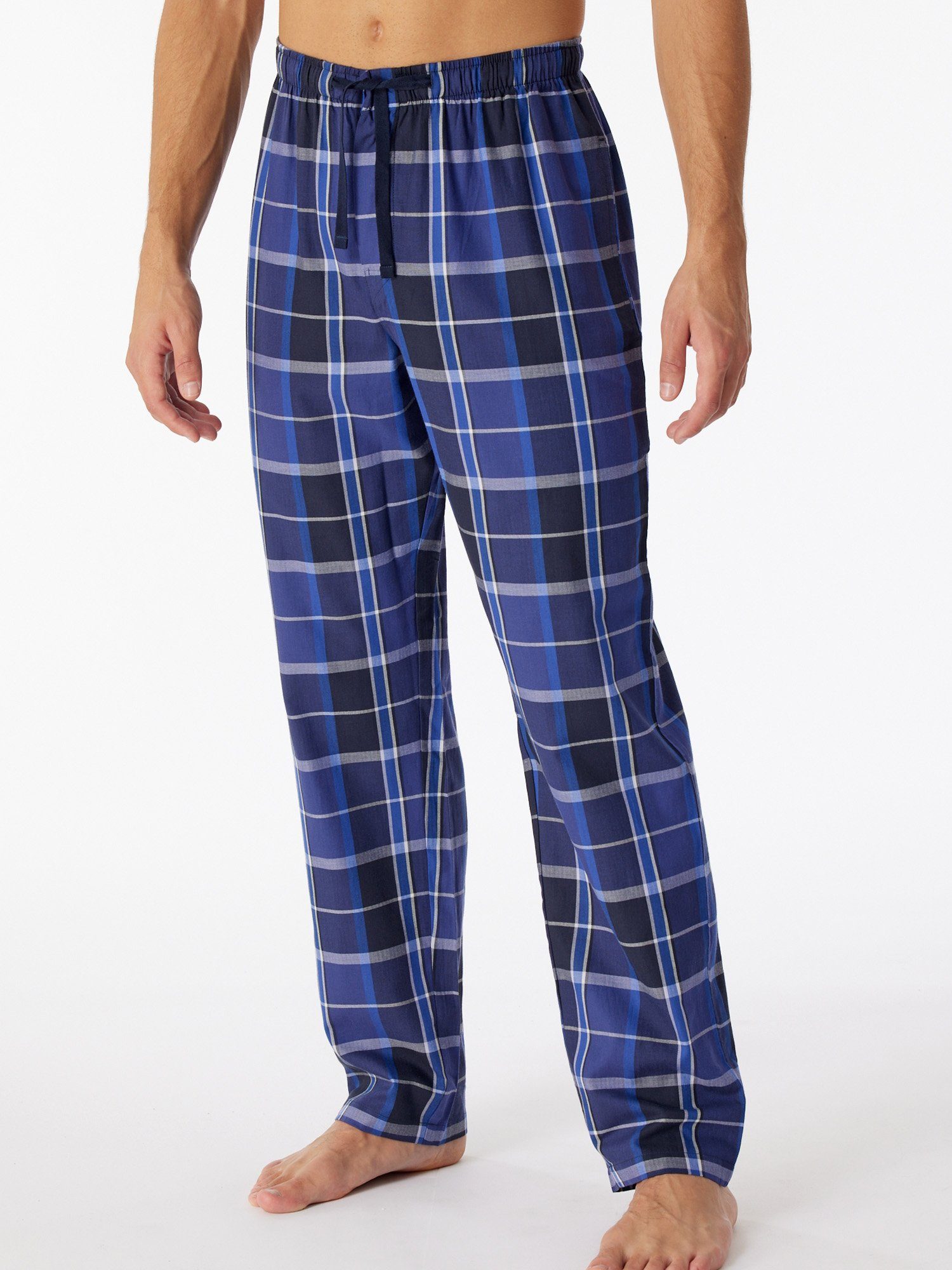 Relax & pyjama Mix nachtblau Schiesser Pyjamahose schlaf-hose schlaf-hose