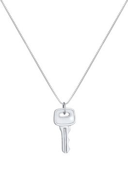 Kuzzoi Kette mit Anhänger Herren Venezianer Schlüssel Key 925 Silber