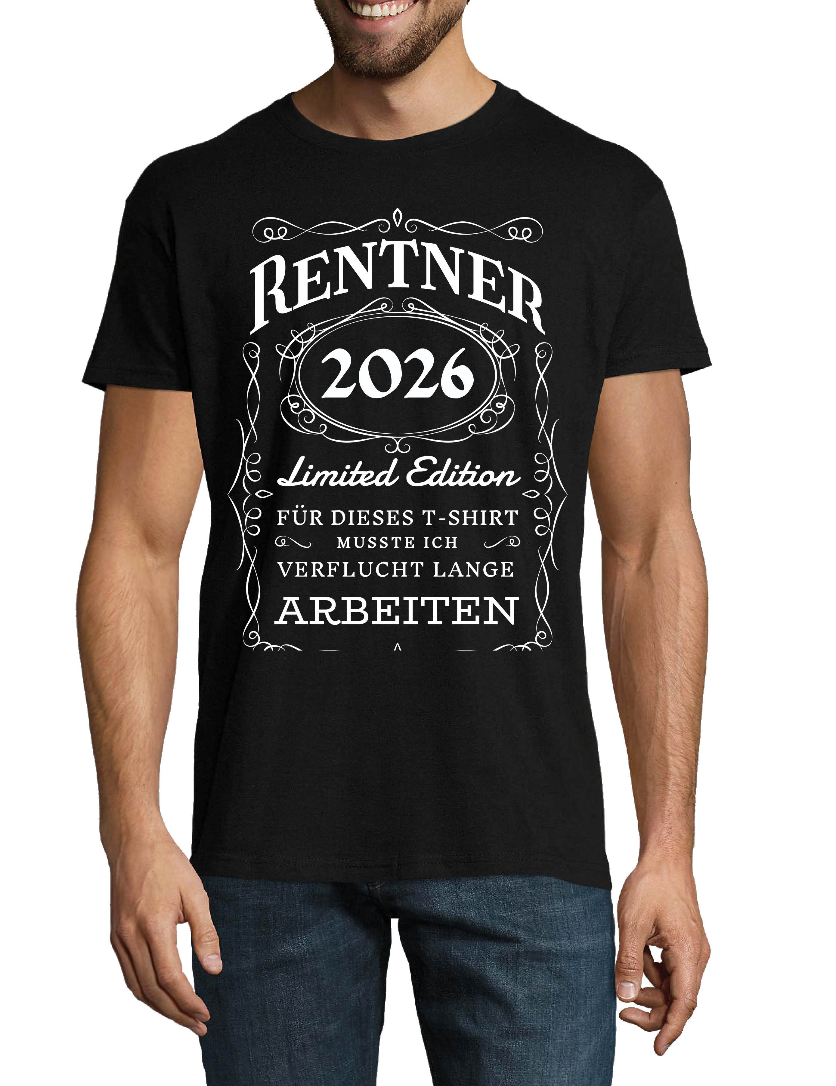 Youth Designz T-Shirt RENTNER 2026 Herren T-Shirt Rente Geschenk mit lustigem Spruch zum Ruhestand
