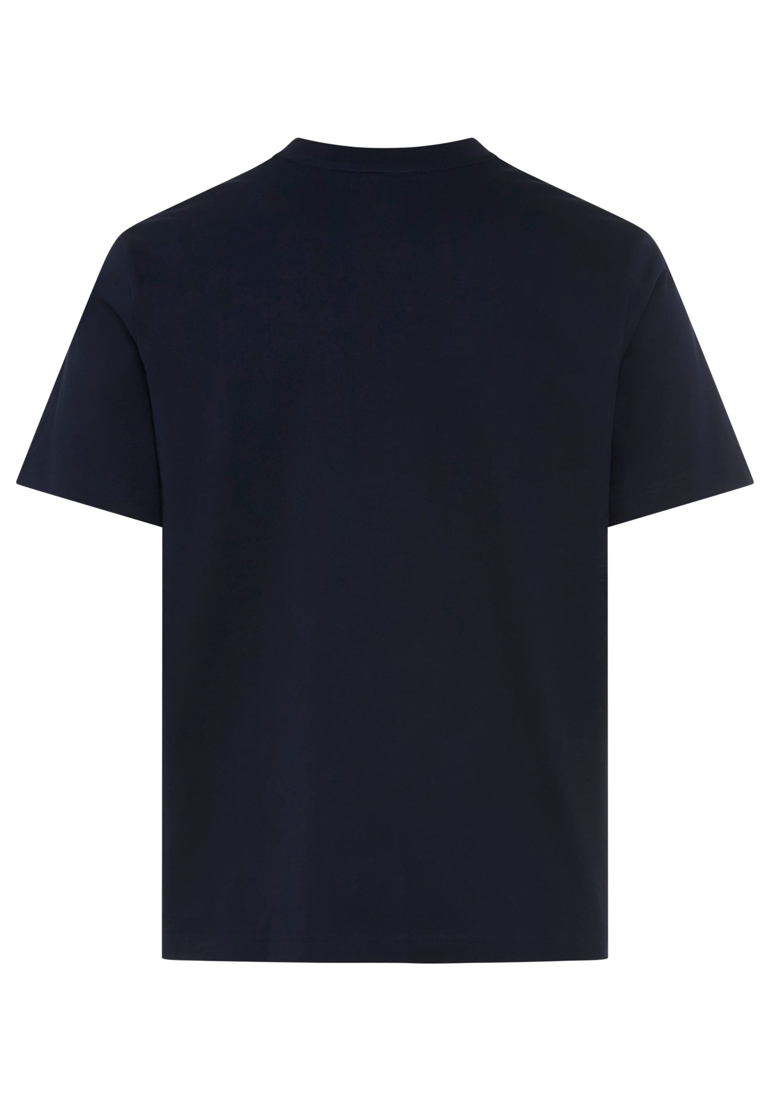 Lacoste T-Shirt Rundhalsausschnitt, Jersey-Qualität aus reiner Baumwolle