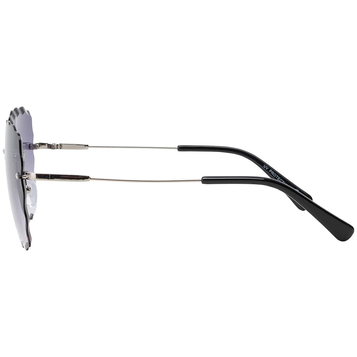 BEZLIT Eyewear Retrosonnenbrille Eckige Form Damen Sonnenbrille (1-St) mit bunten Linsen