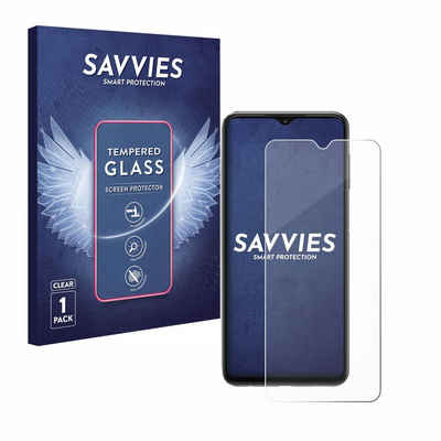 Savvies Panzerglas für Samsung Galaxy A23 5G, Displayschutzglas, Schutzglas Echtglas 9H Härte klar Anti-Fingerprint