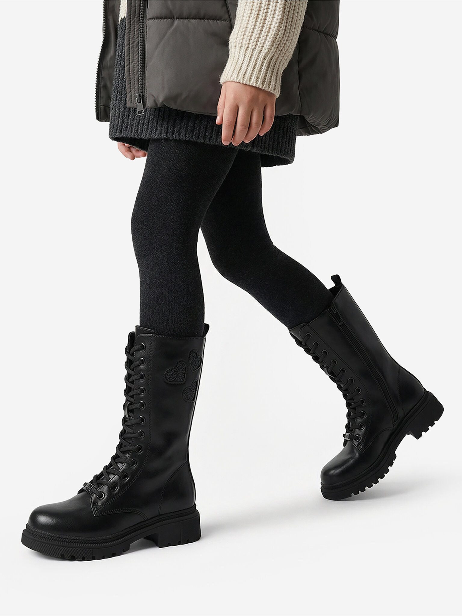 DeeZee Deezee Girl Boots Schwarz CEO-CS6171-05 Bootsschuh