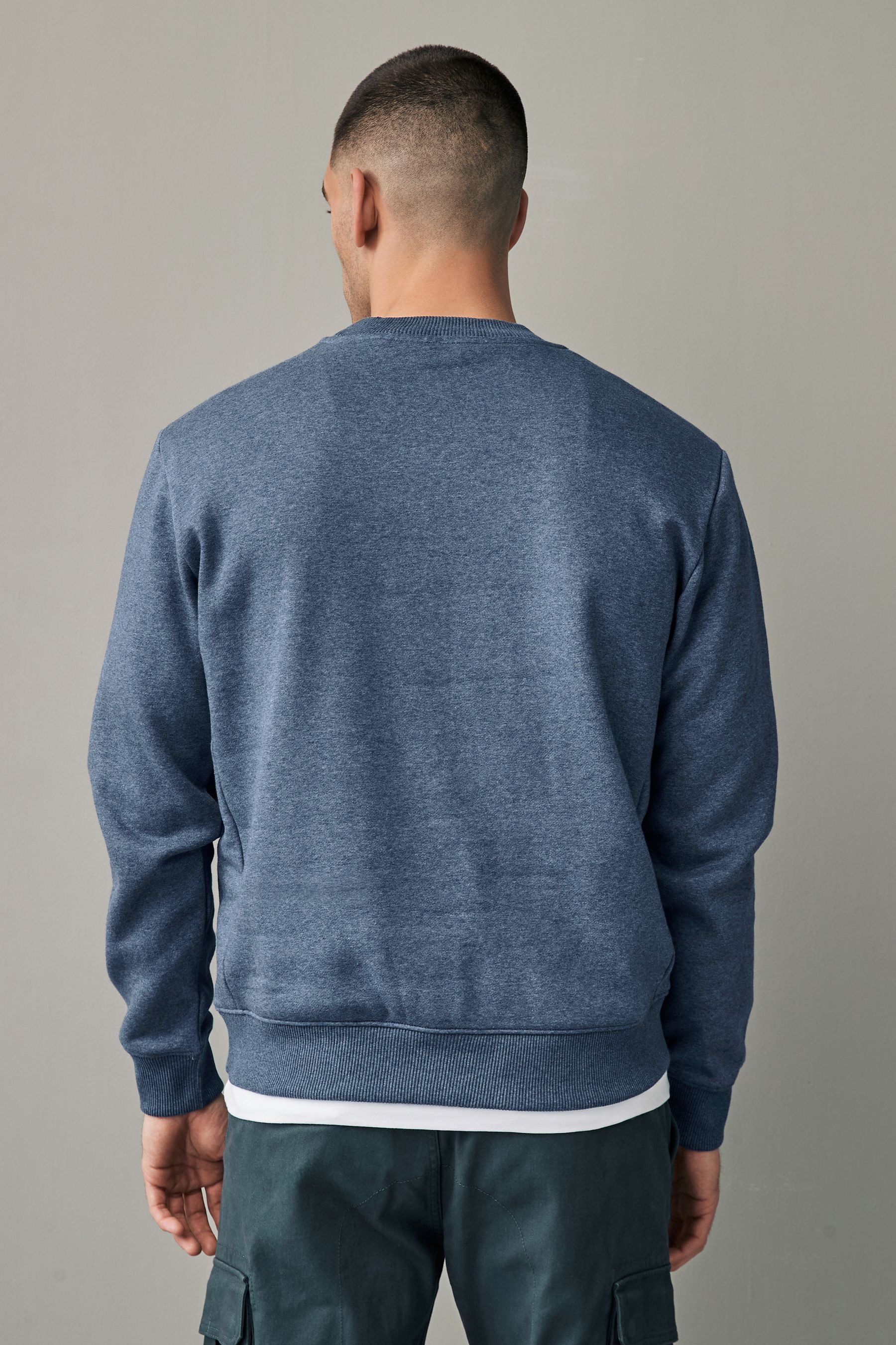 Next Sweatshirt Premium Jersey-Pullover – Rundhalspullover günstig online kaufen