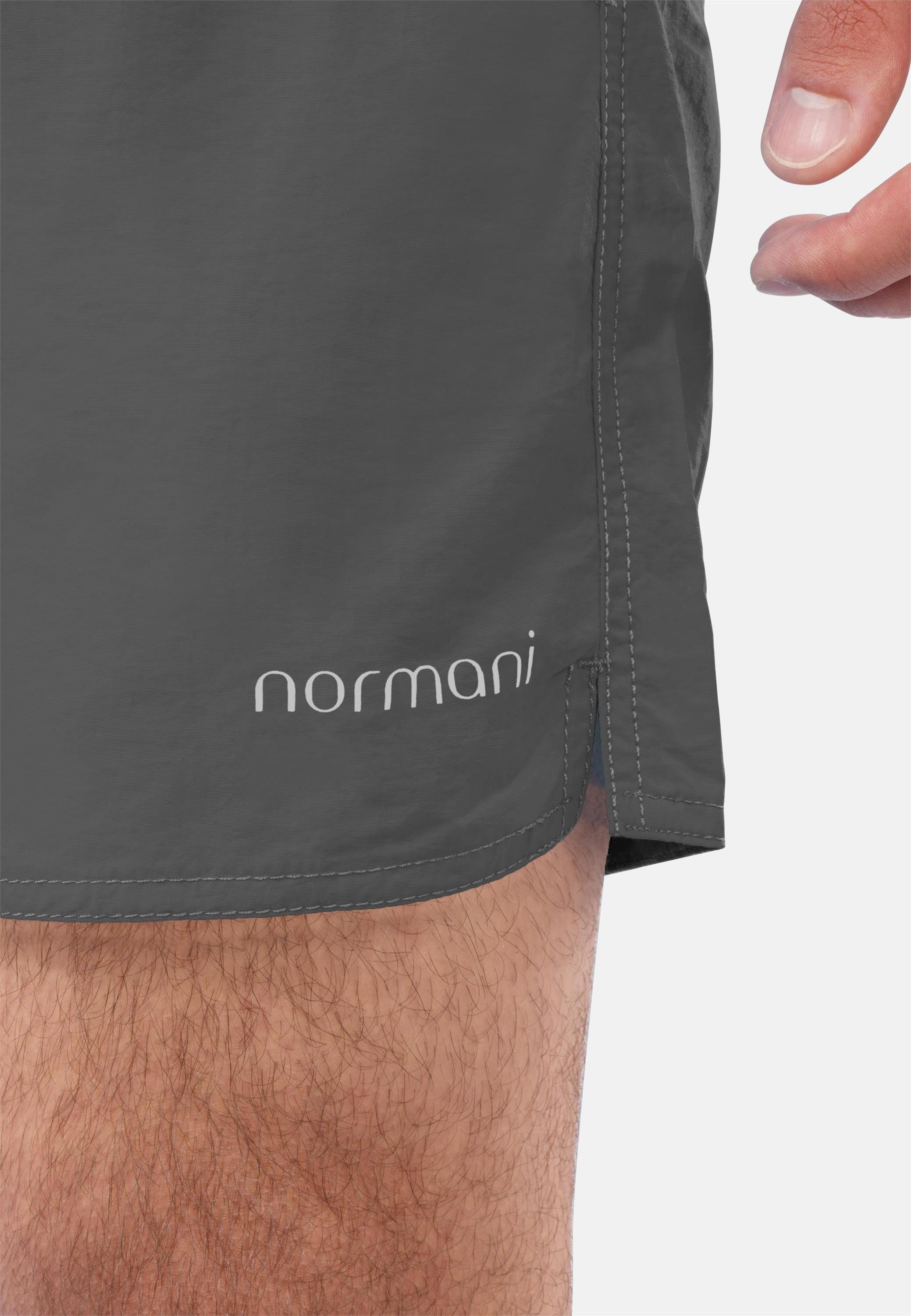 Badeshorts schnelltrocknende Grau Badehose normani Coastline Badeshorts