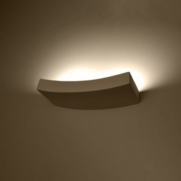 SOLLUX lighting Wandleuchte HATTOR, ohne Leuchtmittel, leuchtet auf