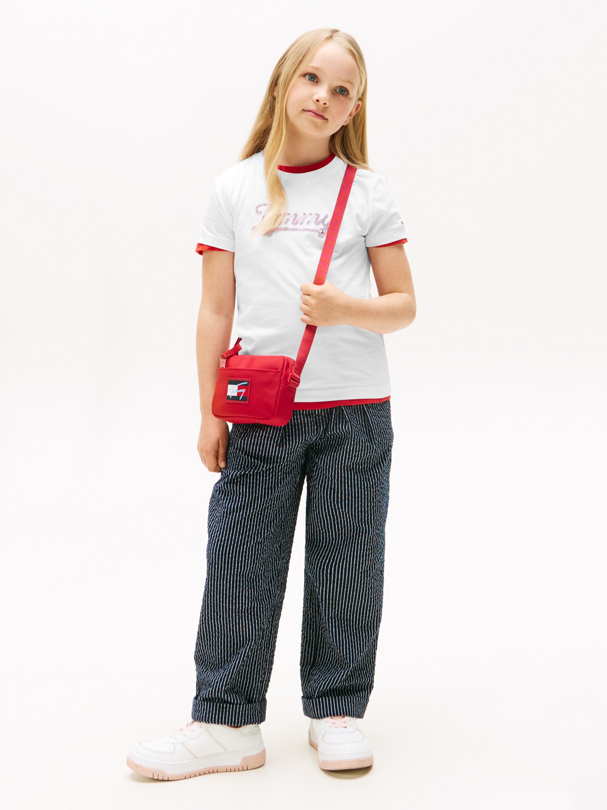 Tommy Hilfiger T-Shirt TOMMY SCRIPT SEQUINS günstig online kaufen