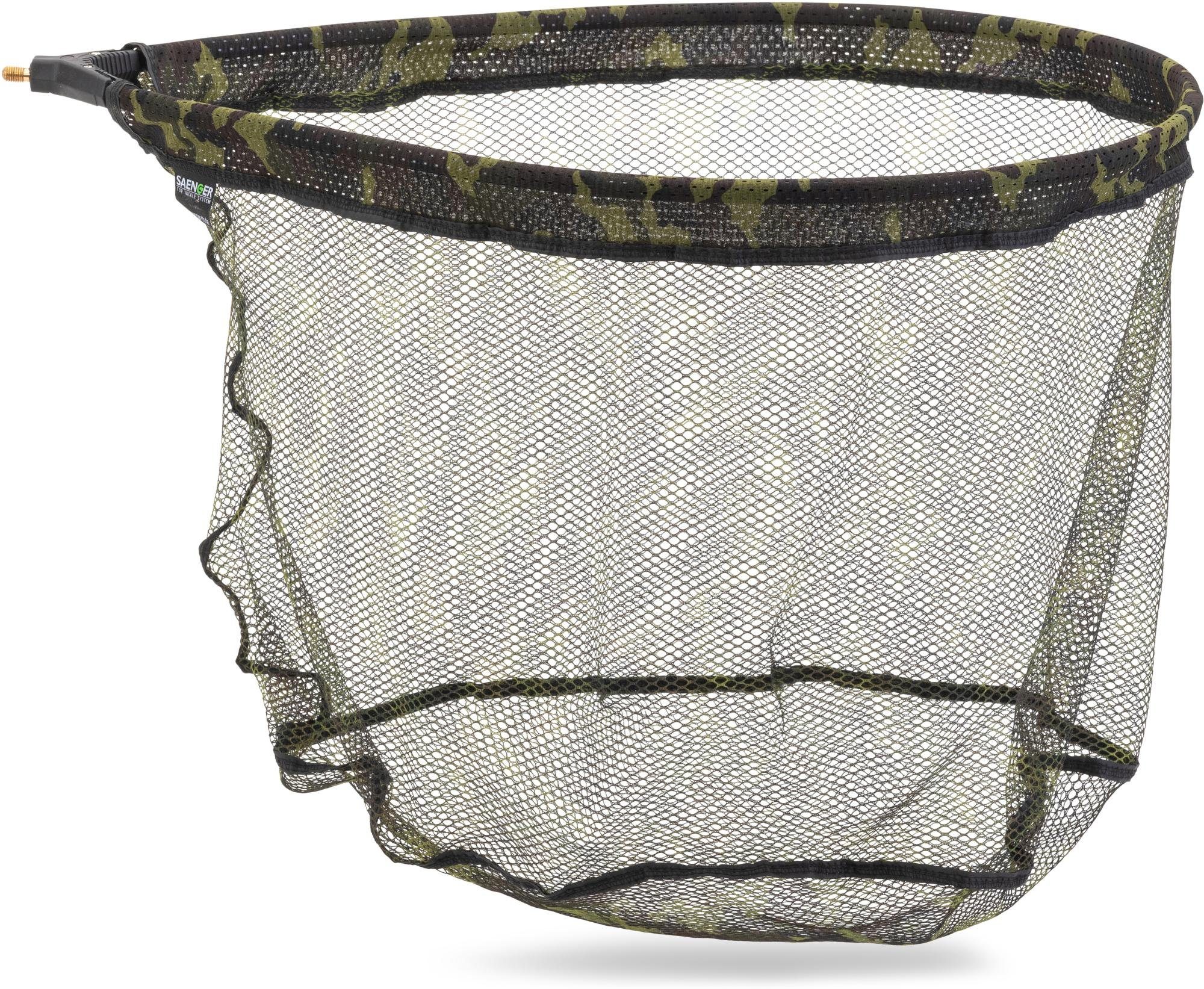 SÄNGER Angelkescher Sänger Camou Oval Net Kescherkopf 60x50cm