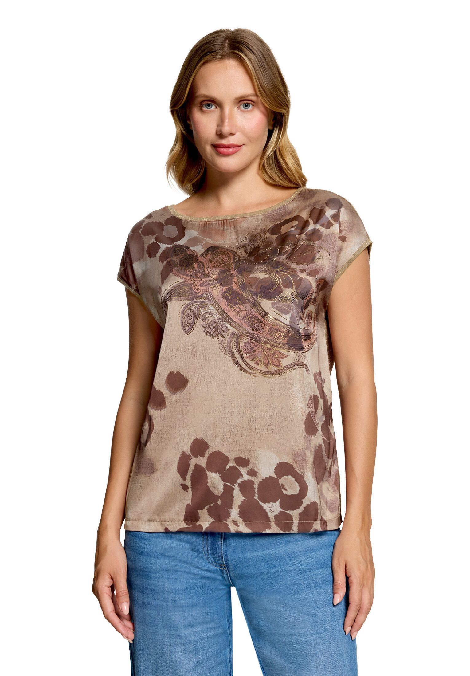 Betty Barclay Kurzarmshirt Damen mit Aufdruck (1-tlg)