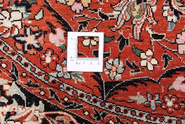 Orientteppich Perser - Bidjar rund - 127 x 127 cm - dunkelrot, morgenland, rund, Höhe: 15 mm, Wohnzimmer, Handgeknüpft, Einzelstück mit Zertifikat