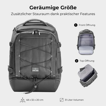 Johnny Urban Cityrucksack Jack Sportrucksack für Herren und Damen (1-tlg), Sportlicher Rucksack, Viele Fächer, Outdoor, Wasserabweisend