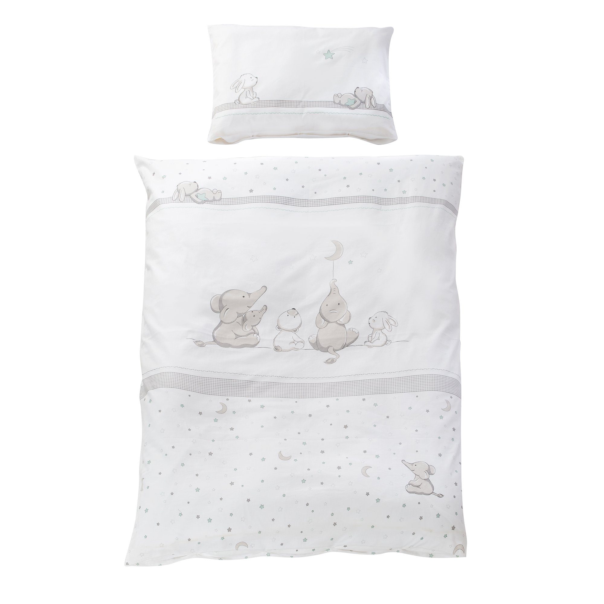 roba® Babybettwäsche verschiedene Motive, 2- teilige Kinderbettwäsche günstig online kaufen