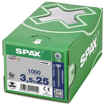 SPAX Schraube SPAX 1191010350205 Holzschraube 3.5 mm 20 mm T-STAR plus Stahl WIR